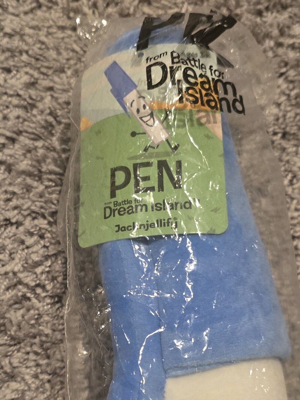 Jacknjellify Pen Battle For Dream Island Plush - NEW! - Picture 5 of 6